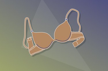 Illustration of an underwire bra